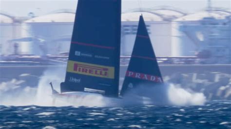 prada cup accident|Damage to Luna Rossa hands race victory to INEOS Britannia .